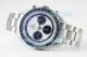Swiss Replica Omega Speedmaster White & Blue Chronograph Dial Blue Bezel SS Watch 44MM (5)_th.jpg